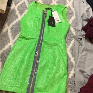 Versace green dress